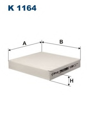 K1164 Фильтр, воздух во внутренном пространстве