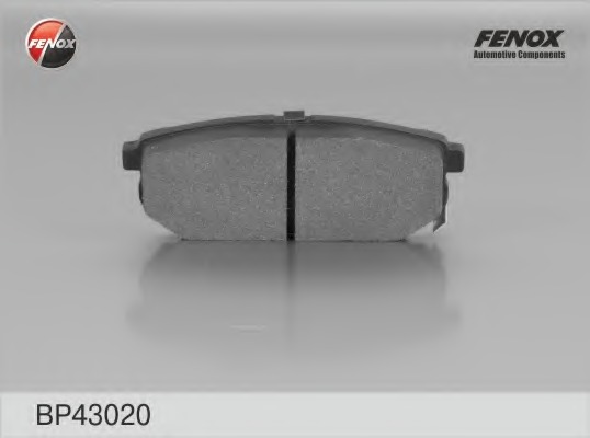 bp43020 FENOX Комплект тормозных колодок, дисковый тормоз