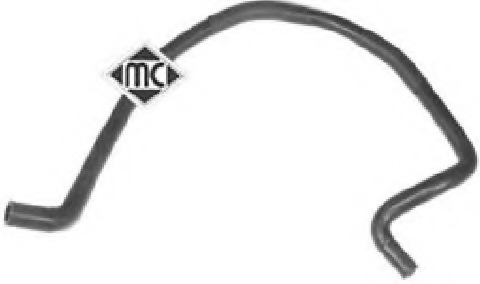 08995 Metalcaucho Шланг радиатора