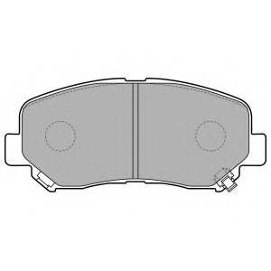 LP2481 Delphi Комплект тормозных колодок, дисковый тормоз