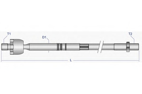 CI-AX-8762 Moog Осевой шарнир, рулевая тяга