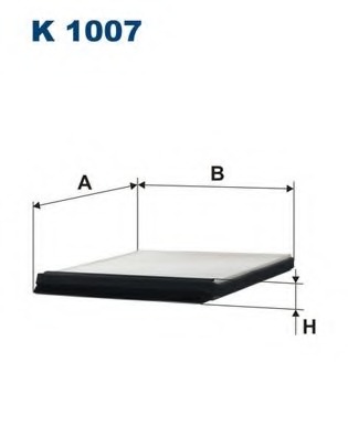 Купить K1007 Фильтр, воздух во внутренном пространстве в интернет-магазине Ravta – самая низкая цена