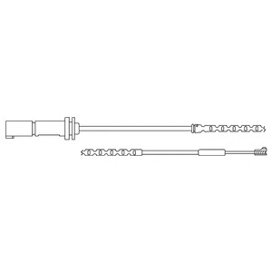 LZ0247 DELPHI Контрольный контакт, контроль слоя тормозных колодок