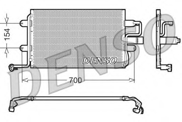 Купить DCN32017 Denso Конденсатор, кондиционер в интернет-магазине Ravta – самая низкая цена