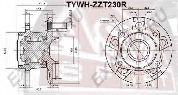 Передняя ступица тагаз тагер схема