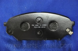 PKA-038 Parts-Mall Комплект тормозных колодок, дисковый тормоз
