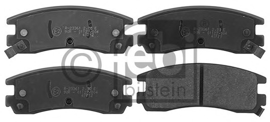 0986424467 BOSCH Комплект тормозных колодок, дисковый тормоз