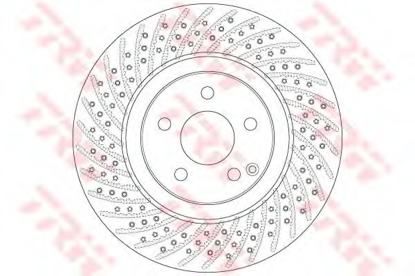 DF6433S TRW Тормозной диск