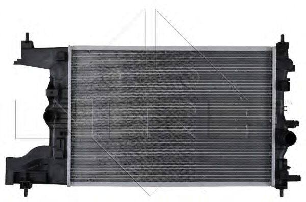 53155 NRF Радиатор, охлаждение двигателя