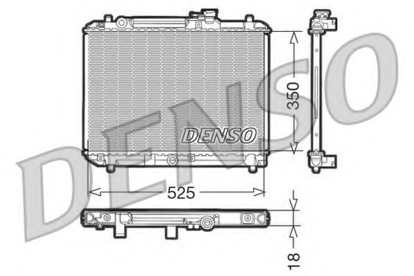 Купить drm47001 DENSO Радиатор, охлаждение двигателя в интернет-магазине Ravta – самая низкая цена