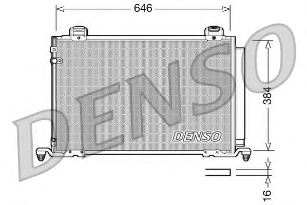 Купить DCN50026 Denso Конденсатор, кондиционер в интернет-магазине Ravta – самая низкая цена