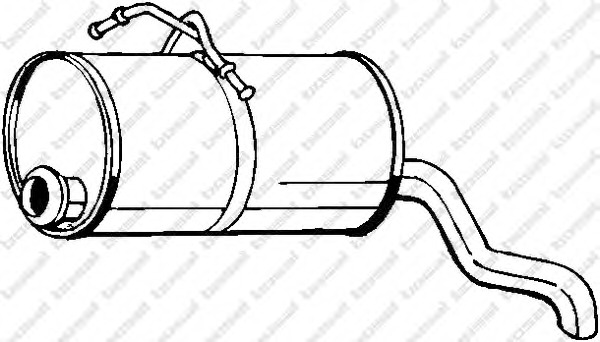 Купить 190-129 Bosal Глушитель выхлопных газов конечный в интернет-магазине Ravta – самая низкая цена