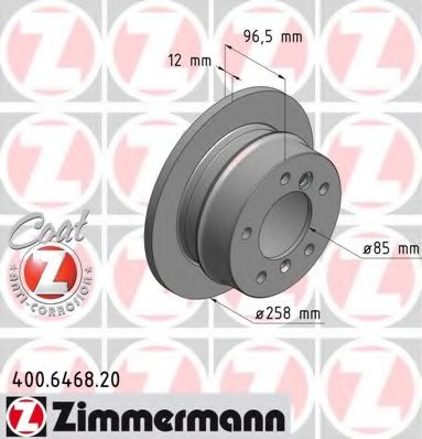 Купить 400.6468.20 ZIMMERMANN Тормозной диск в интернет-магазине Ravta – самая низкая цена