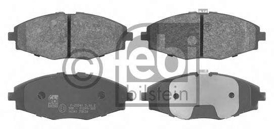 P15006 BREMBO Комплект тормозных колодок, дисковый тормоз