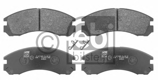 P61089 BREMBO Комплект тормозных колодок, дисковый тормоз