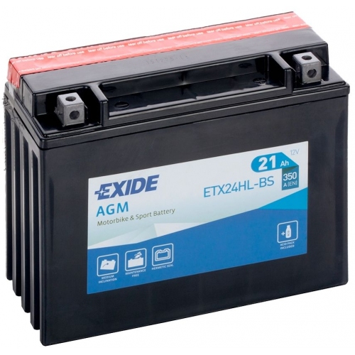 Купить Мото аккумулятор EXIDE ETX24HL-B 21Ah 350A в интернет-магазине Ravta – самая низкая цена