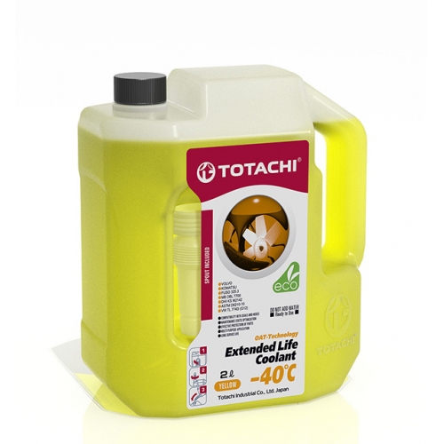 Купить Охлаждающая жидкость TOTACHI ELC Yellow -40C 2л в интернет-магазине Ravta – самая низкая цена