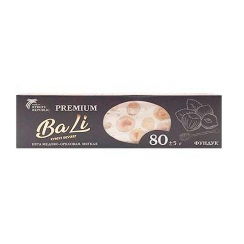 Купить Нуга медово-ореховая BALI 80г Фундук в интернет-магазине Ravta – самая низкая цена