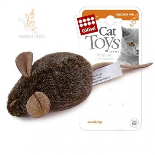 Купить Игрушка GiGwi для кошек Мышка с музыкальным механизмом в интернет-магазине Ravta – самая низкая цена