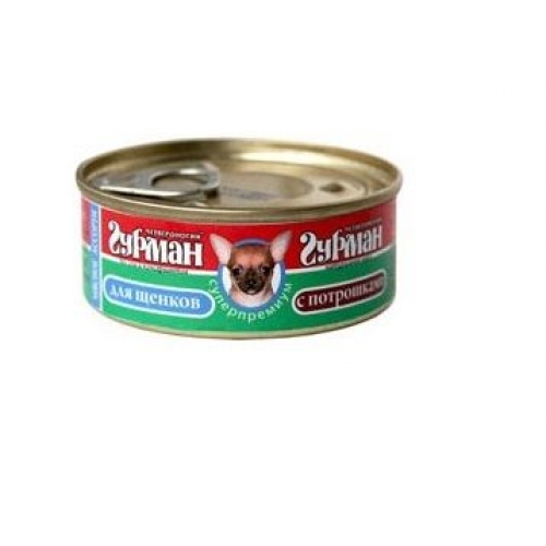 Купить Консервы Четвероногий гурман для щенков  мясное ассорти с потрошками 100гр в интернет-магазине Ravta – самая низкая цена