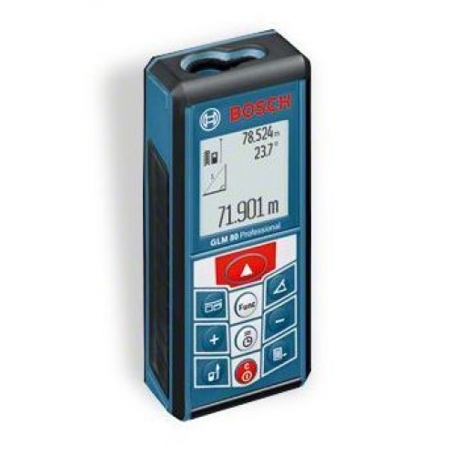 Купить Дальномер лазерный BOSCH GLM 80 (0,05-80м, точн.1мм/80м, 0,140кг) в интернет-магазине Ravta – самая низкая цена