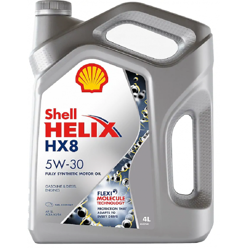 Купить Масло моторное Shell Helix HX8 Syn 5W-30 (4 л.) в интернет-магазине Ravta – самая низкая цена