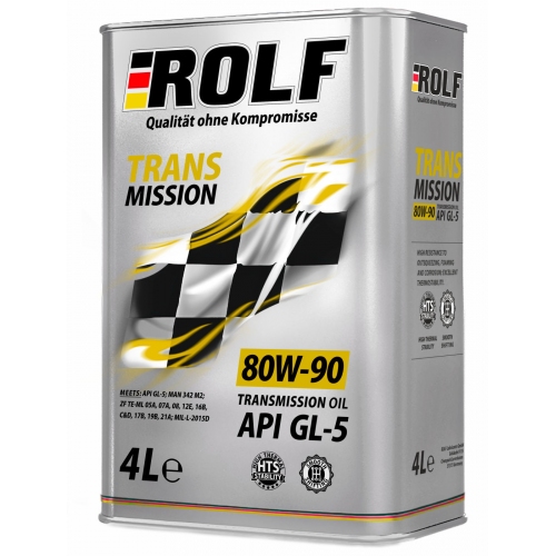 Купить Масло Rolf Transmission SAE 80W90 API GL-5 4л "4" в интернет-магазине Ravta – самая низкая цена