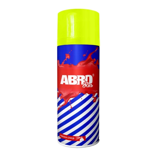 Купить Краска-спрей акриловая № 1005 жёлтая флуоресцентная ABRO RUS в интернет-магазине Ravta – самая низкая цена