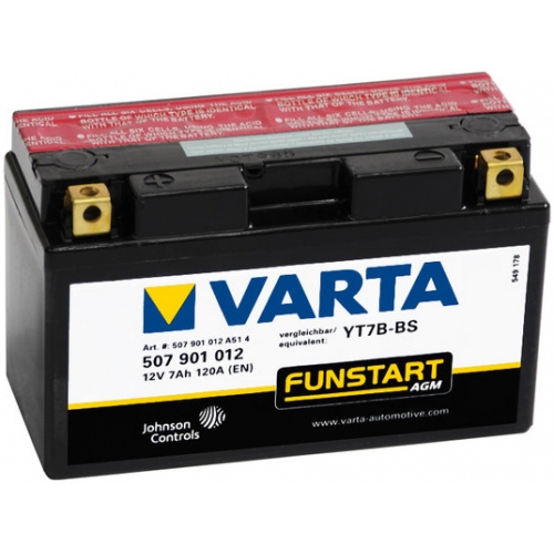 Купить Аккумулятор VARTA AGM 507901012 7Ah 120A в интернет-магазине Ravta – самая низкая цена