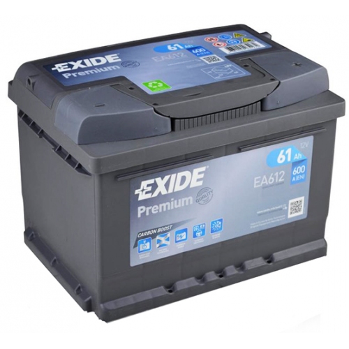 Купить Аккумулятор EXIDE Premium EA612 61Ah 600A в интернет-магазине Ravta – самая низкая цена