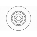Тормозной диск Textar передний Toyota Avensis (T25) 03>  [92135603]