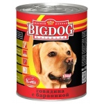 Консервы Зоогурман для собак "BIG DOG" Говядина с бараниной 850г
