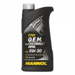 Масло Mannol O.E.M. for Chevrolet Opel 5W-30 (1л)  моторное
