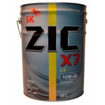 Масло моторное ZIC X7 LS 10W-40 20л  синтетическое (синтетика)