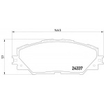 Тормозные колодки Textar передние дисковые комплект Toyota RAV4 [2433701]
