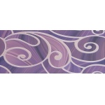 Керамическая плитка декор Шахтинская Arabeski 01 фиолетовый 250*600 (шт.)
