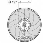 (der21003) DENSO Вентилятор радиатора охлаждения PE 306-405-605-PARTNER