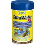Корм основной с креветкой для плотоядных, травоядных  донных рыб Tetra Wafer Mix таб. пакет 15 гр
