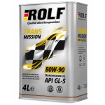 Масло Rolf Transmission SAE 80W90 API GL-5 4л "4"