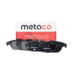 3010-052 METACO Колодки тормозные задние дисковые к-кт