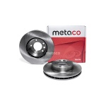 3090-001L METACO Диск тормозной передний вентилируемый левый