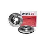 3090-001R METACO Диск тормозной передний вентилируемый правый