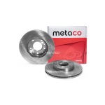 3050-168 METACO Диск тормозной передний вентилируемый