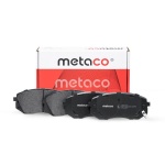 3000-017 METACO Колодки тормозные передние к-кт