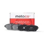 3000-238 METACO Колодки тормозные передние к-кт