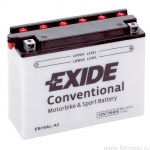 Мото аккумулятор EXIDE EB16AL-A2 16Ah 175A для москвич