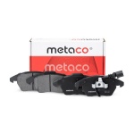 3000-013 METACO Колодки тормозные передние к-кт