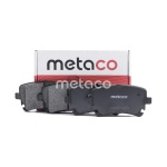 3010-123 METACO Колодки тормозные задние дисковые к-кт