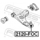 (2120-foc) Опора шаровая переднего нижнего рычага FEBEST (Ford Focus I CAK 1998-2005)