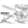 (0287-e11) Ролик натяжной ремня кондиционера FEBEST (Nissan Micra March K12 2002-)